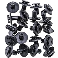 Vista 2 de Rexka 20 piezas de clips para guardabarros tipo empuje sujetadores para Subaru 90913-0051 B9 Tribeca, Forester, Impreza, Legacy y Outback 909130051