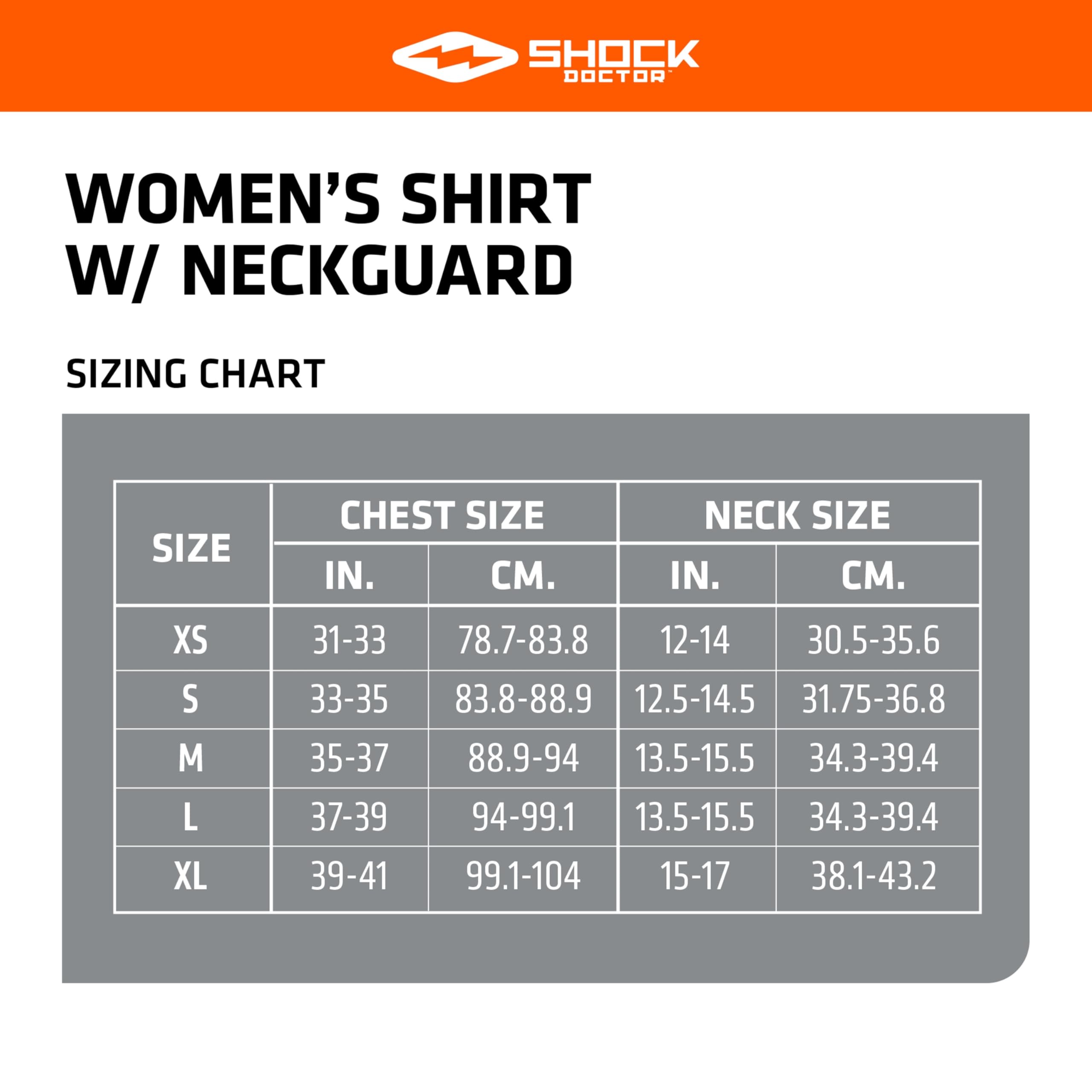 Shock Doctor Camiseta de compresión de Hockey para Mujer con Protector de Cuello. Manga Larga con Protector de Cuello Integrado. para Mujeres Adultas