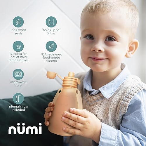 Miniatura 2 de Nümi - Bolsas reutilizables de silicona para alimentos, paquete de 2 unidades, almacenamiento de alimentos recargables para niños, bebés, bolsa para