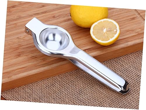 Miniatura 2 de Exprimidor manual de acero inoxidable con exprimidor manual de limón y naranja con cómodo exprimidor de cítricos de mano para lima, kiwi y más,