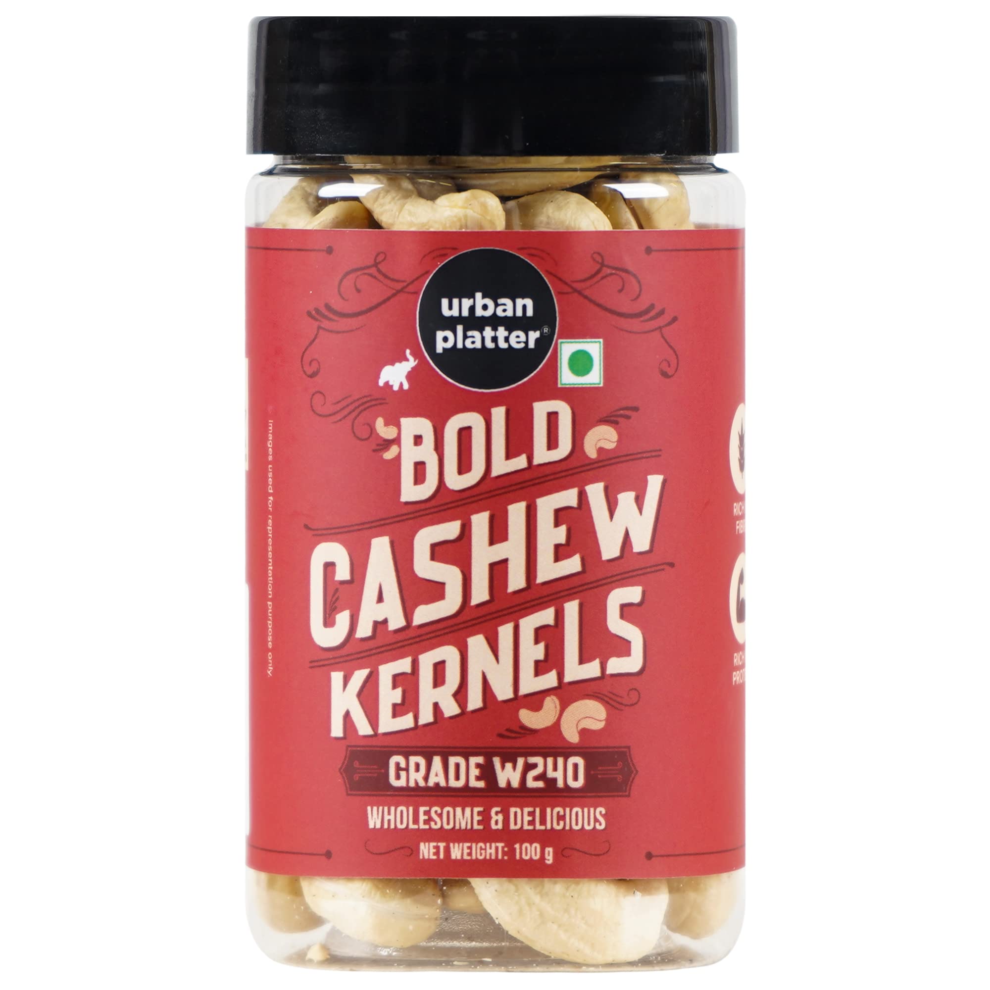 See full amazon price history chart for Urban Platter Bold Cashew Kernels (Grade W240), 100g (Rich in Protein, Source of Fiber, Crunchy & Delicious, Stored in Refrigeration for Long Lasting Freshness) Urban Platter Bold Cashew Kernels (Grade W240), 100g (Rich in Protein, Source of Fiber, Crunchy & Delicious, Stored in Refrigeration for Long Lasting Freshness) (B0BB7HGN1L) Amazon Price History, Amazon Price Tracker