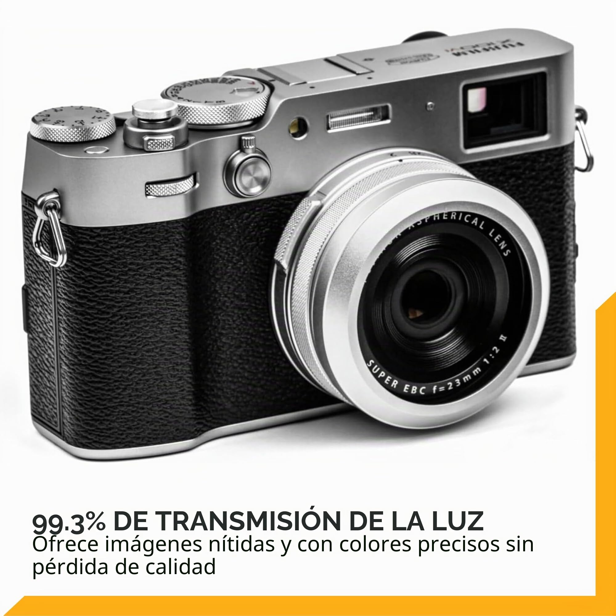 NiSi Filtro NC UV para Fujifilm X100VI / X100V / X100F / X100T / X100S / X100 Series - Negro