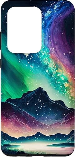 Funda para Galaxy S20 Ultra Mountain Polar Light Sky Northern Lights Auora Borealis