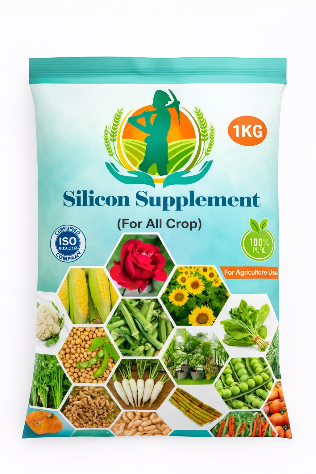 Silicon fertilizer For All Plant (1 kg) | 100% Natural Organic Water Soluble | Fertilizer For Plant, Home Garden, Growth Enhancer, Soil Conditioner, Improve Root System.-picture-17