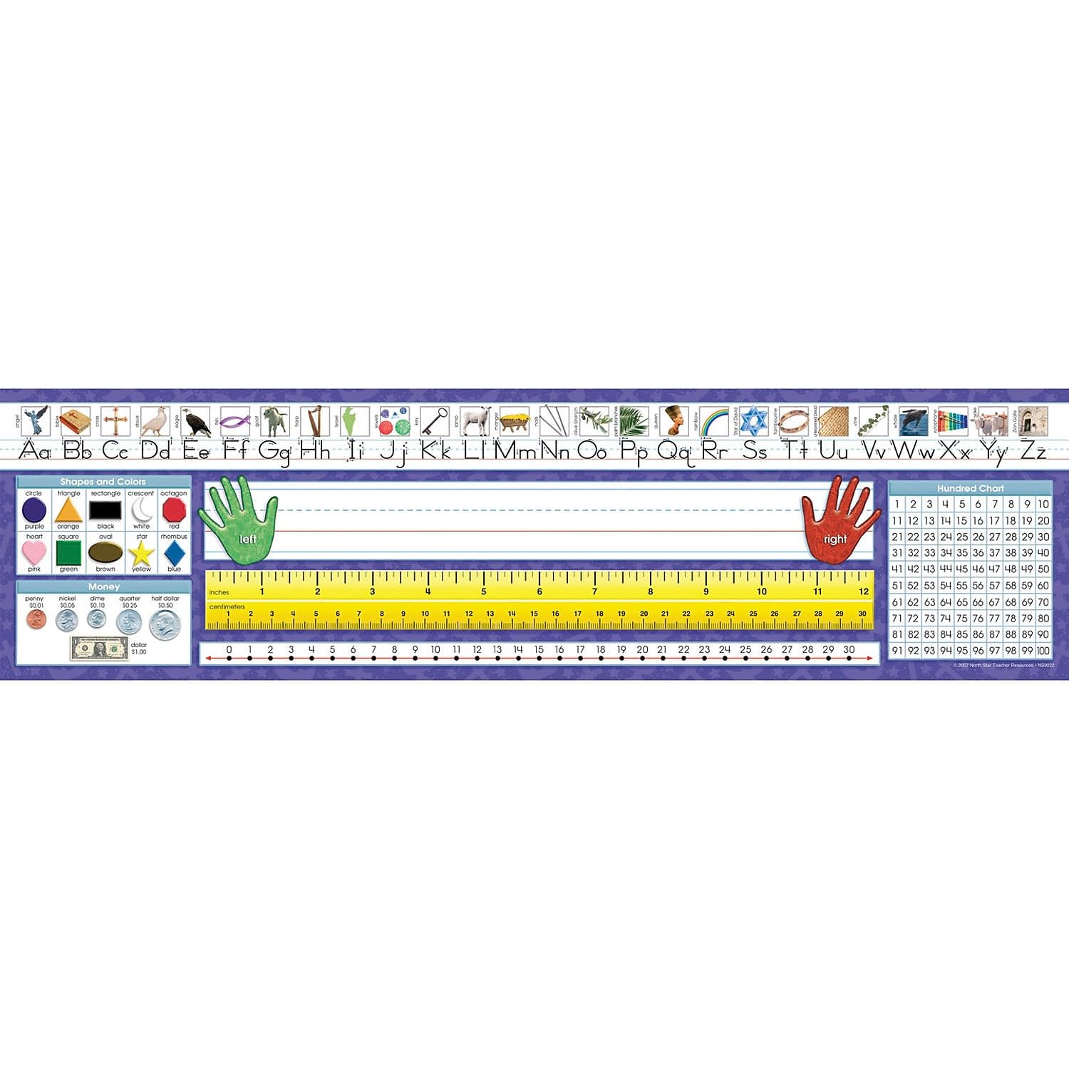 North Star Teacher Resource Traditional Manuscript Desk Plates