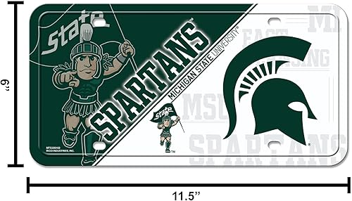 Miniatura 143 de NCAA etiqueta de metal para auto, negro