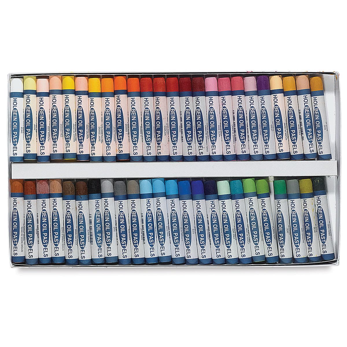 Lot de 48 pastels à l'huile académique
