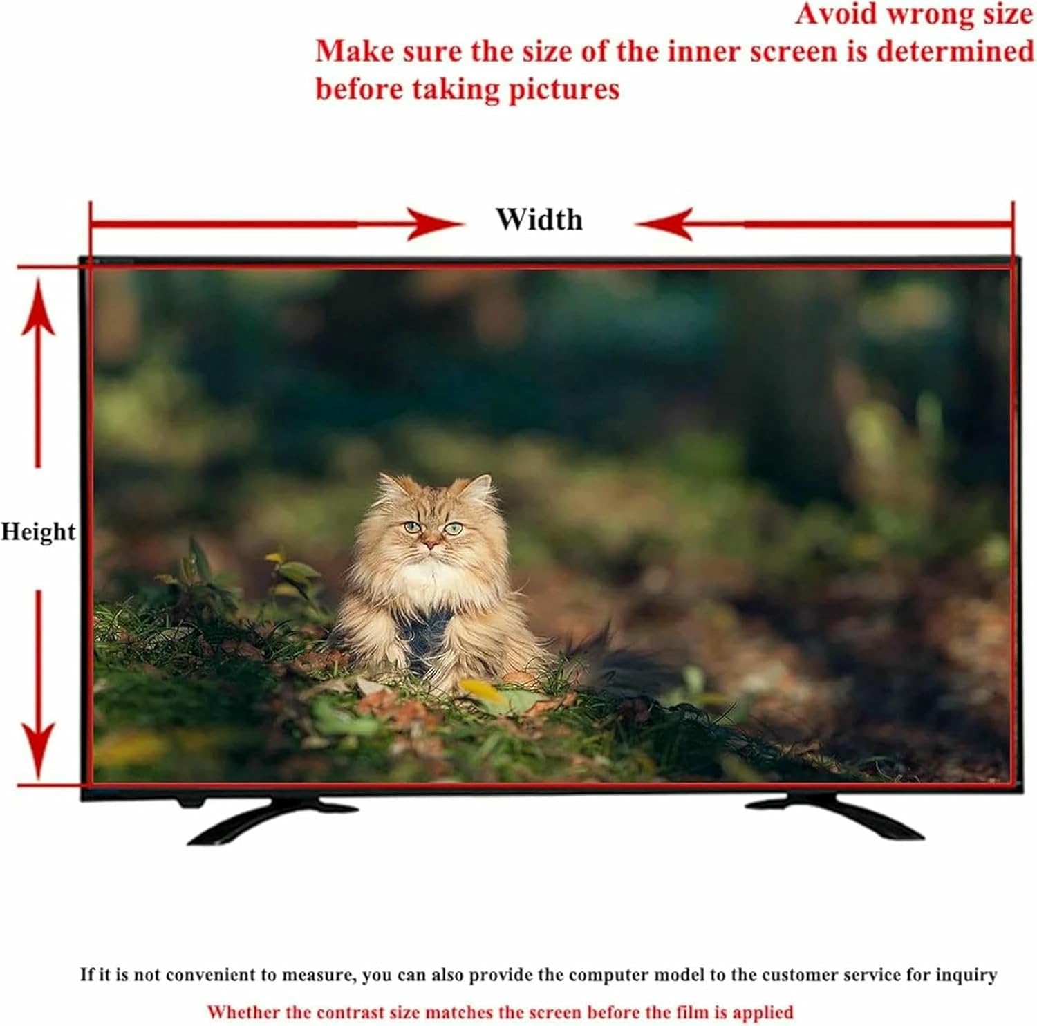 32 Inch TV Monitor Anti Blue Light Screen Protector, Anti-Glare Surface Film Filter, Relieve Eye Strain-1