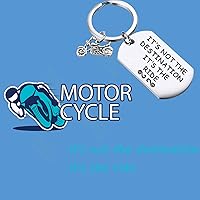 Vista 3 de MAOFAED Llavero de motocicleta para motociclista, regalo de pollito