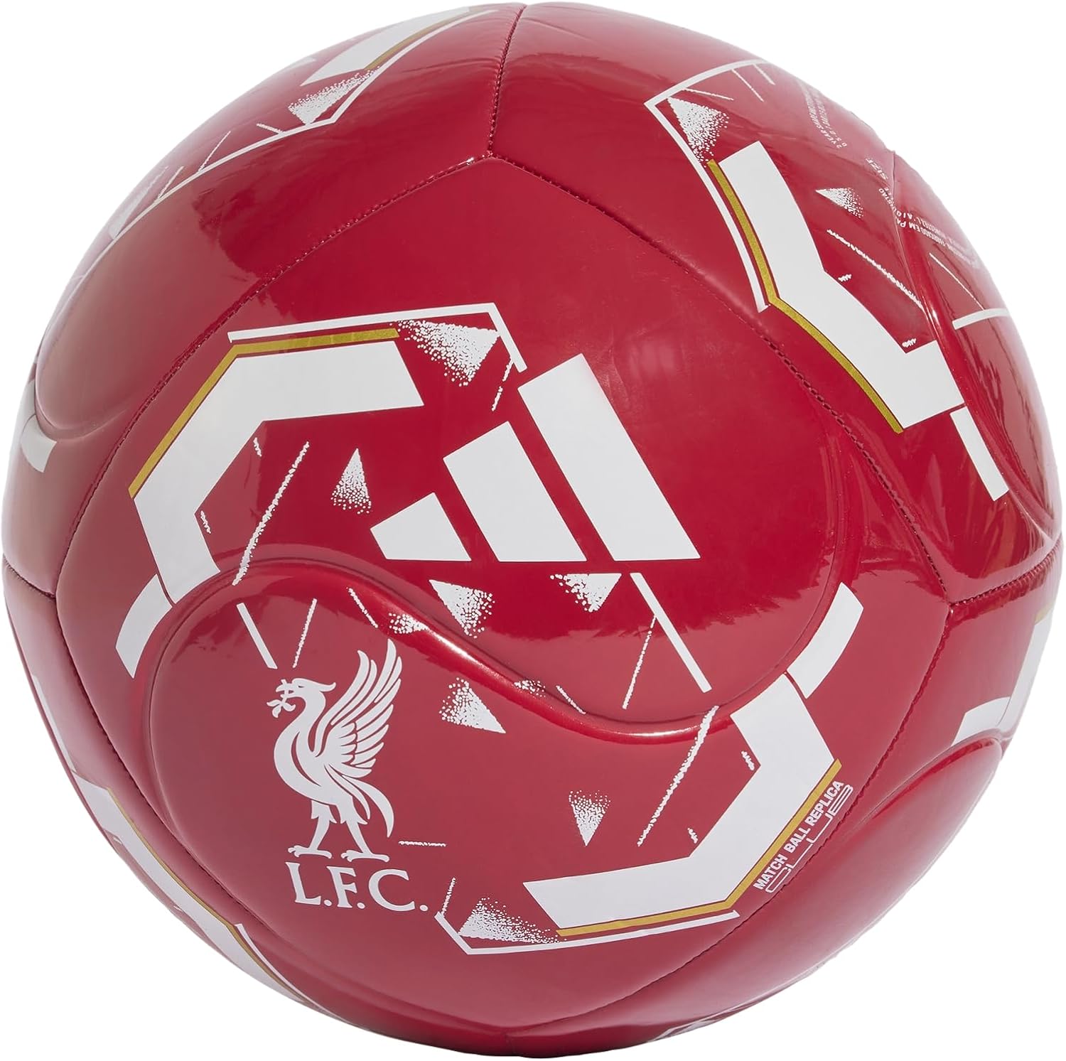 adidas Uniseks Liverpool Fc Home Club Recreation Ball, active maroon/white, 5