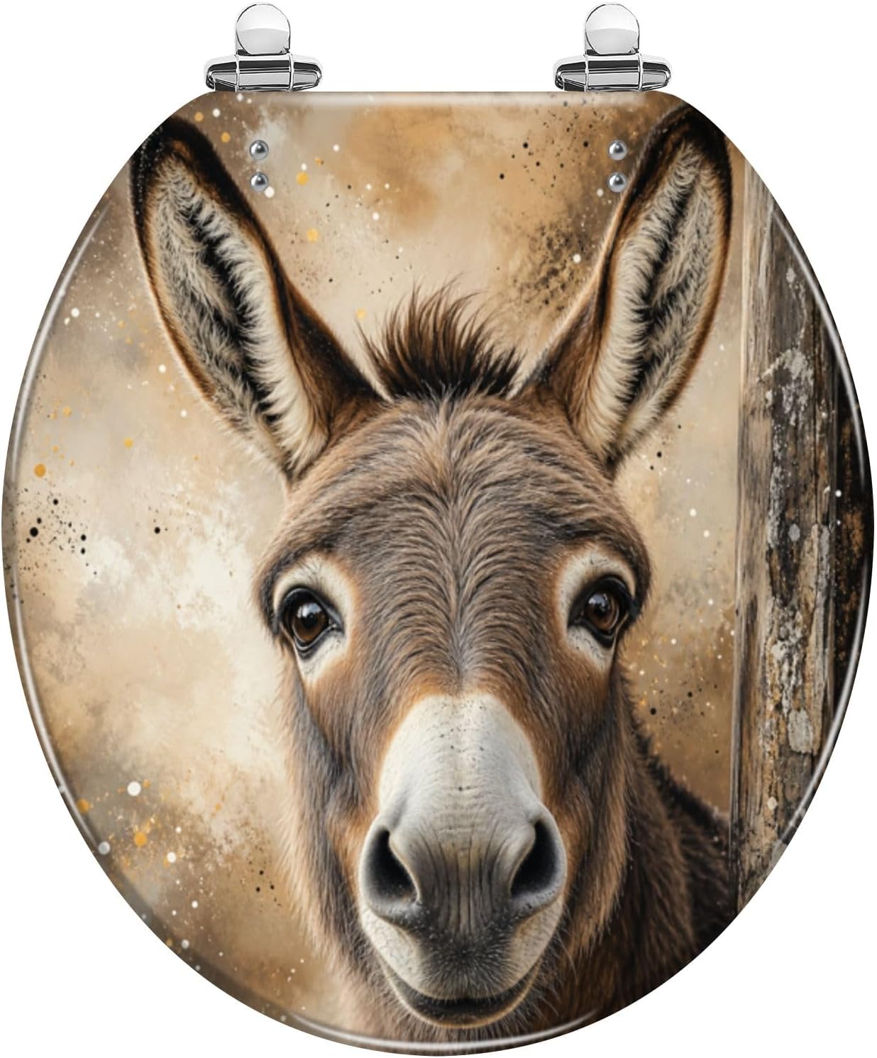 Western Funny Farmhouse Round Toilet Seat