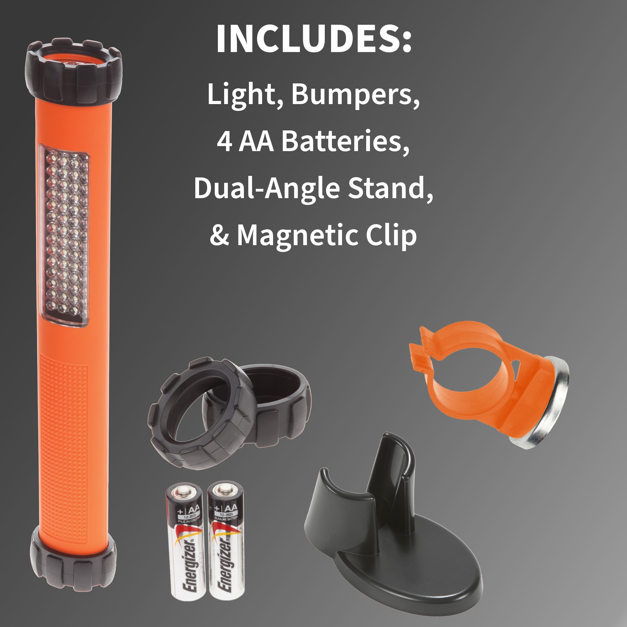 Nightstick NSP-1260 Multi-Purpose LED Flashlight, Orange - Basic