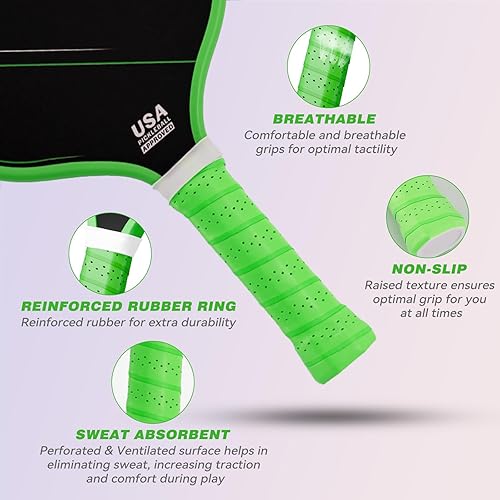 Miniatura 3 de Pickleball Paddles,Professional Thermoforming Pickleball Rackets,T700 Carbon Fiber Surface & Polymer with 16MM Honeycomb Core,USAPA Approved Pickle