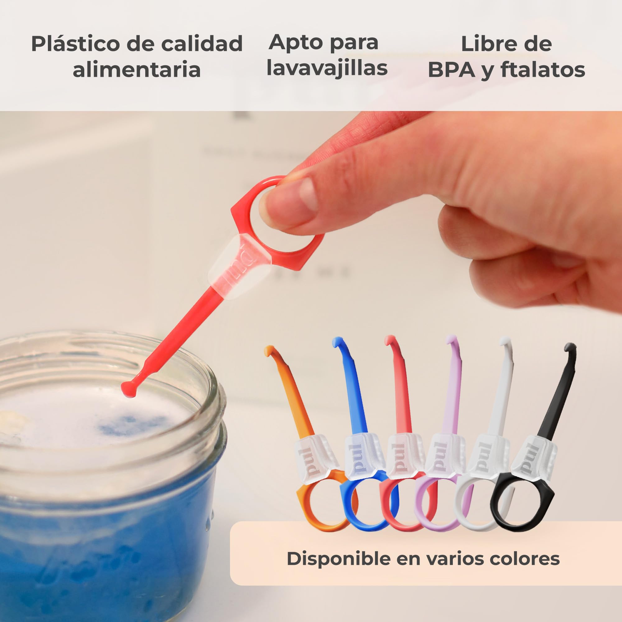 PUL Herramienta para masticar y quitar alineadores transparentes 2 en 1 PUL - Rosa | Combo masticable + removedor de ortodoncia | Accesorio dental higiénico, reutilizable y sin BPA para Invisalign
