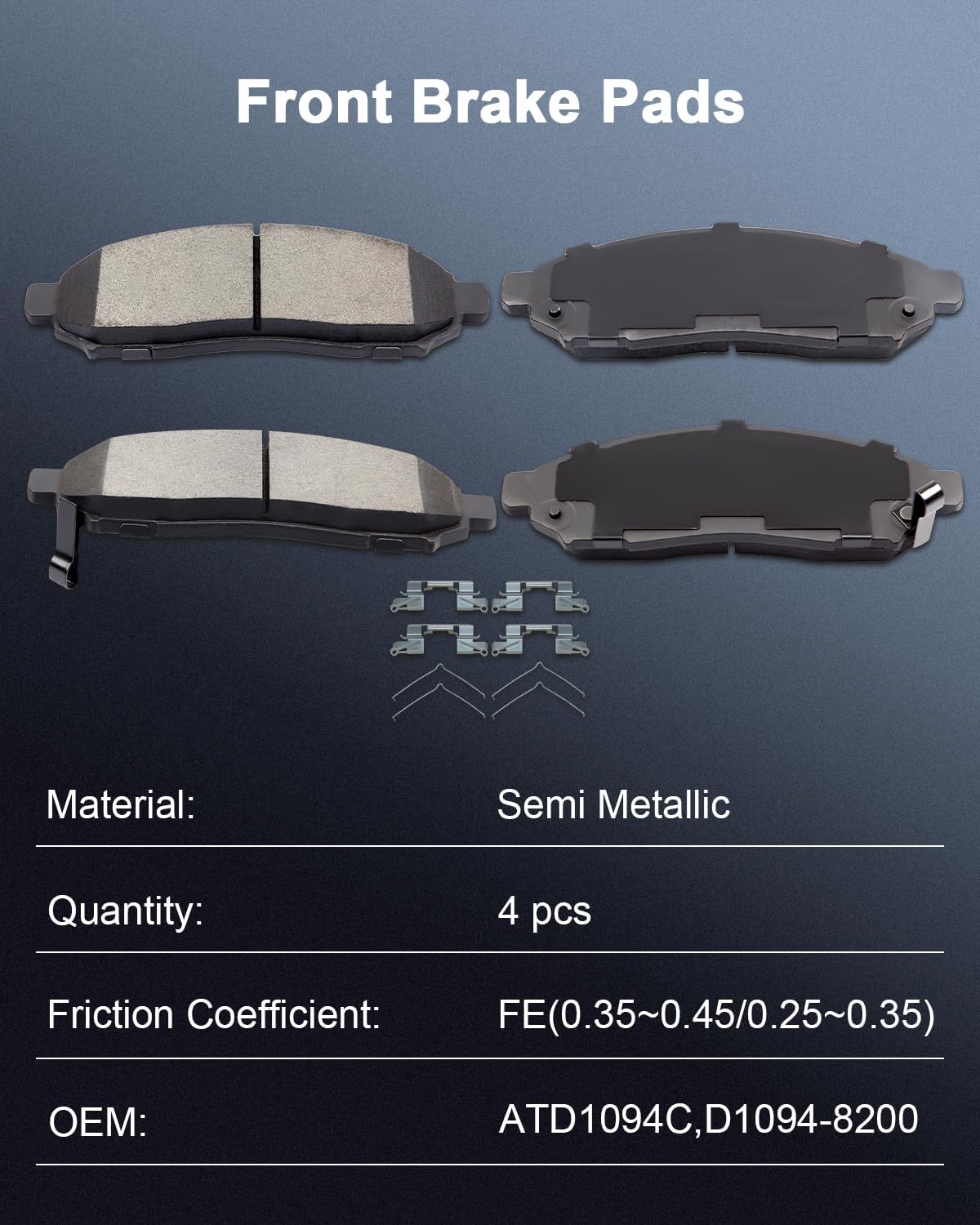 Brakes and Rotors, ECCPP Front Rear Brake Pads Rotors Kits fit for 2005-2019 For Nissan Frontier, 2005-2015 For Nissan Xterra, 2009-2012 For Suzuki Equator