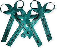 Vista 18 de 25 moños personalizados con cintas ensambladas, recuerdos personalizados para despedida de soltera, recuerdos de fiesta, cintas personalizadas