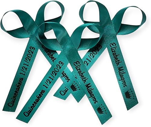 Miniatura 18 de 25 moños personalizados con cintas ensambladas, recuerdos personalizados para despedida de soltera, recuerdos de fiesta, cintas personalizadas