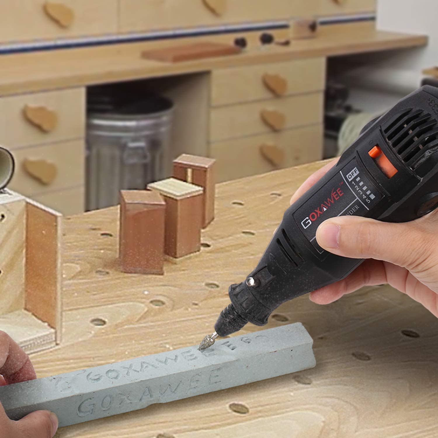 Dremel 40004/34 Variable Speed Rotary Tool Kit Engraver, Polisher