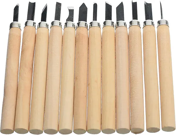سعر ومواصفات مجموعة سكاكين النحت MKD-12 QS-29، أدوات ذات جودة احترافية مخصصة لنحت الخشب، والحفر، والمشاريع الحرفية الإبداعية بتصميم متين يلبي احتياجات الفنانين والطلاب، 12 قطعة (B0FT3YXWS1) على Amazon EG