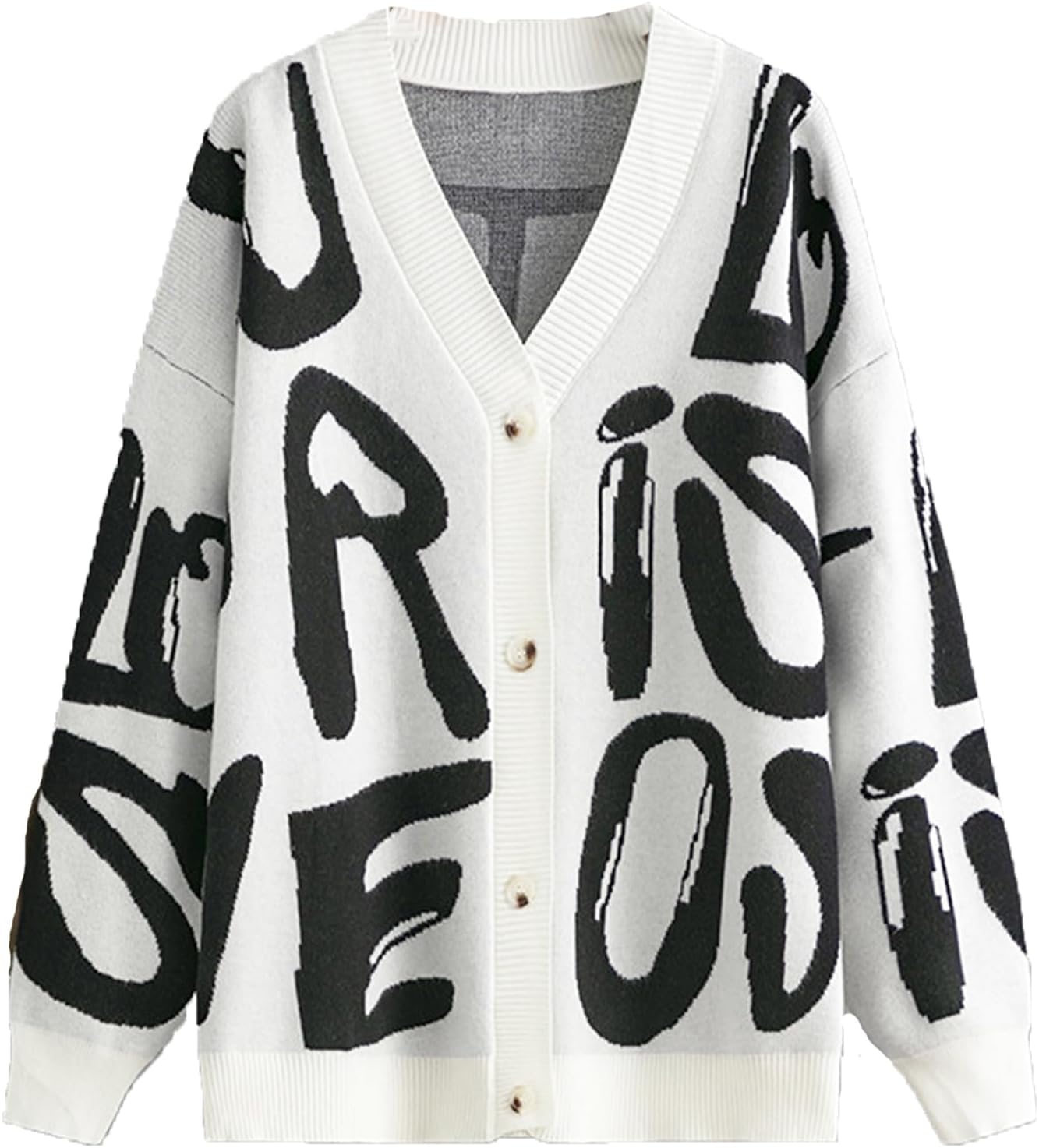 JASCLS Women's Trendy Summer Long Sleeve Open Front Sweater Cardigans for Women