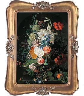 WINPLUS+ Vintage Picture Frame 5x7, Wall Mount and Tabletop Display, Art...