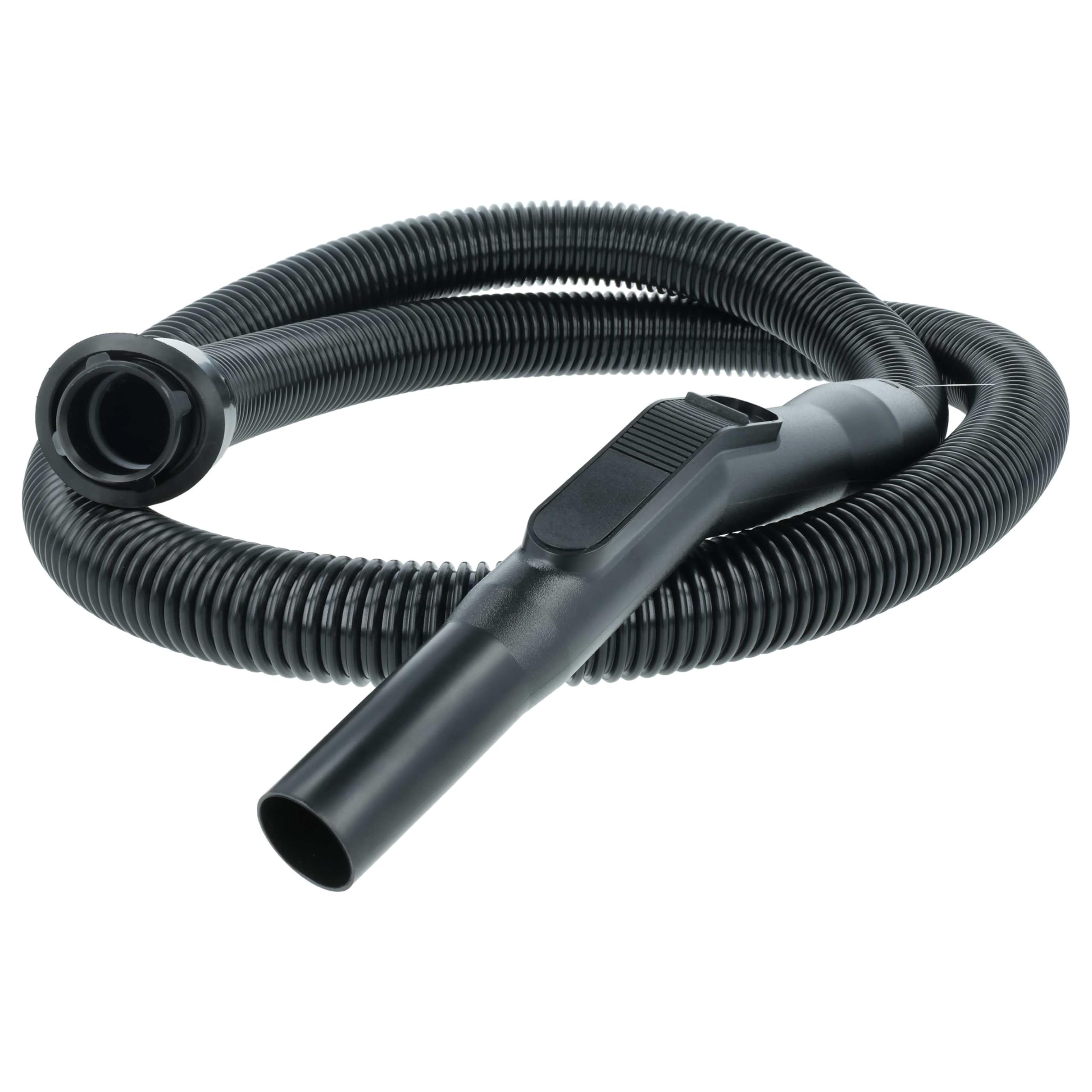 vhbw Tubo flexible compatible con Nilfisk King Key Account Old, Pelican, Special aspiradora con 32 mm conexión, negro con mango
