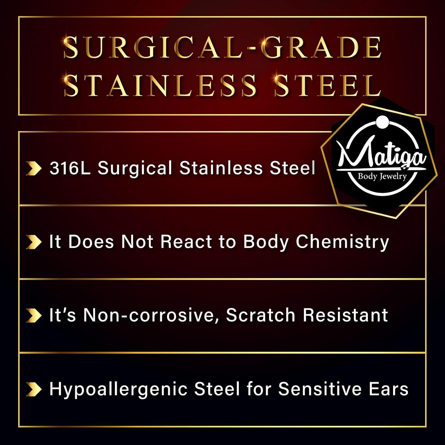 MATIGA 6Pcs 20g-14g 6mm 8mm 10mm Barbell Stud Earrings Piercing Jewelry Eyebrow Daith Cartilage Tragus Rook Helix More Choices