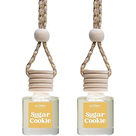 Amazon.com: CE Craft Sugar Cookie Car Air Hanging Fragrance Oil ...