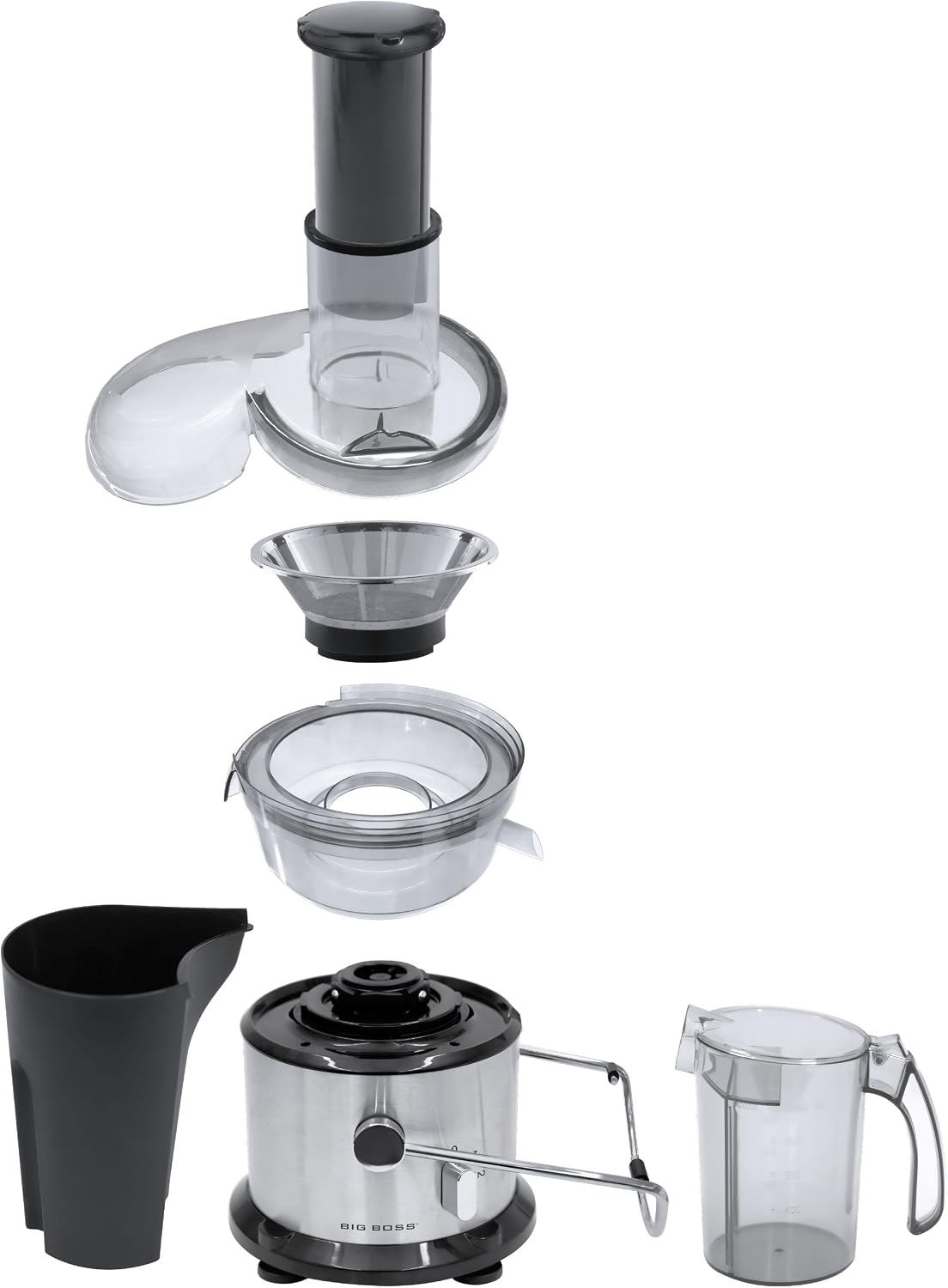 Amazon.com: Velocidad de Big Boss 800-watt Professional Series Exprimidor 2  Zumo de boca ancha Fruit \u0026 Vegetable extractor-stainless Acero : Hogar y  Cocina