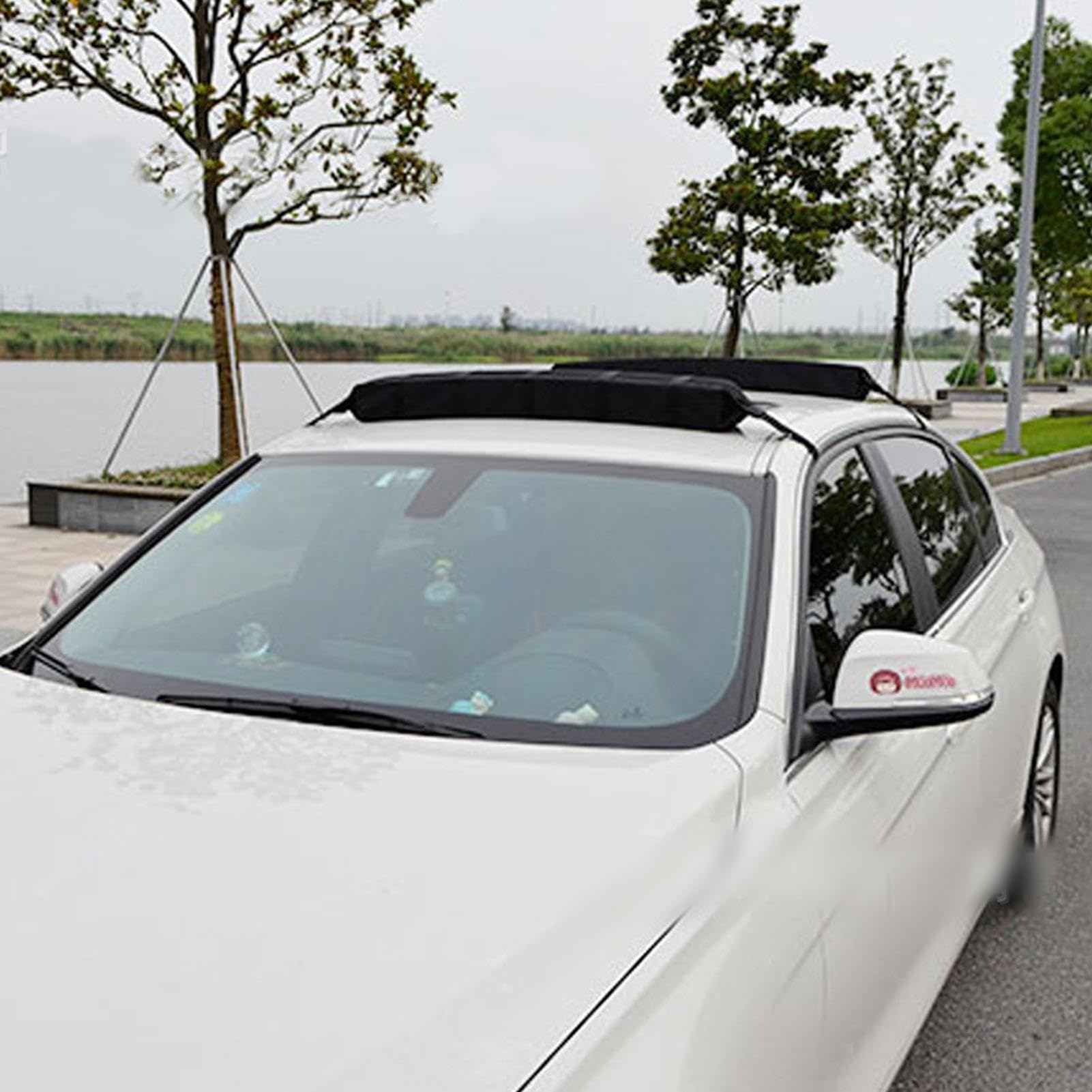 Dachsammlung Für Faltbare Weiche Auto-Pads, Universal Automatische | Dachträger, Surf-Rack Ohne Querträger, Leichte Lastunterstützung | Einfache Riemen P