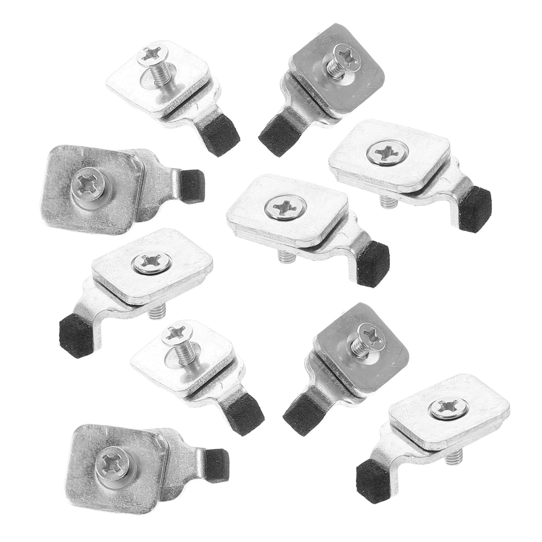 HOODANCOS 10pcs Curtain Track End Plugs Curtain Track Stoppers for Smooth Gliding Easy Installation Suitable for Home Office and Hotel Use