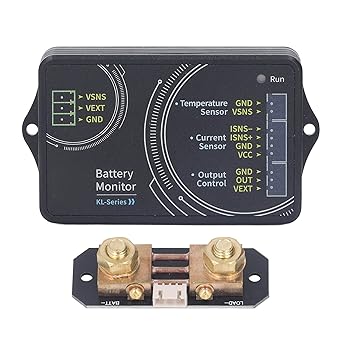 Battery Monitor, Bluetooth Battery Capacity Tester, 100A 0-120V Voltmeter Ammeter Test Tool, Wireless Battery Multimeter for Measuring Volts Amps
