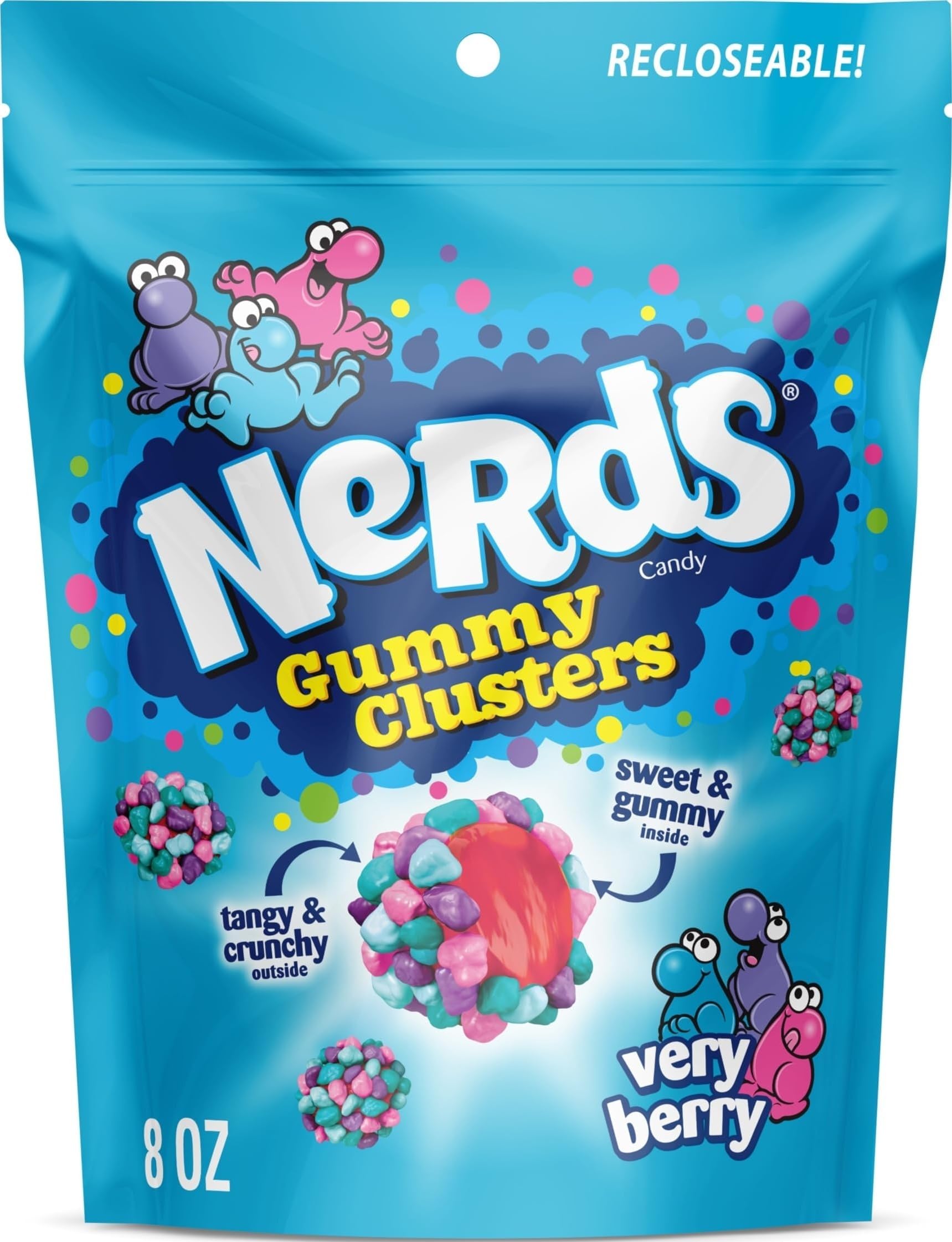 Nerds Very Berry Gummy Clusters Candy