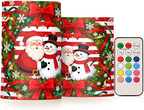 Vista 176 de Velas parpadeantes sin llama, velas LED moradas de mariposa lavanda con temporizador remoto, juego de 2 velas a pilas para San Valentín, boda