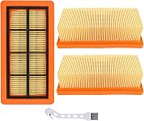 KFI 7420 Flat Pleated Filter for Kärcher AD2, AD2 Battery, AD4 Premium, AD3 Premium, AD3, AD 3.200, AD 3.000 Ash and Dry Vacuum Cleaner, Filter Replacement Parts Accessories Item Number 6.415-953.0 - 1