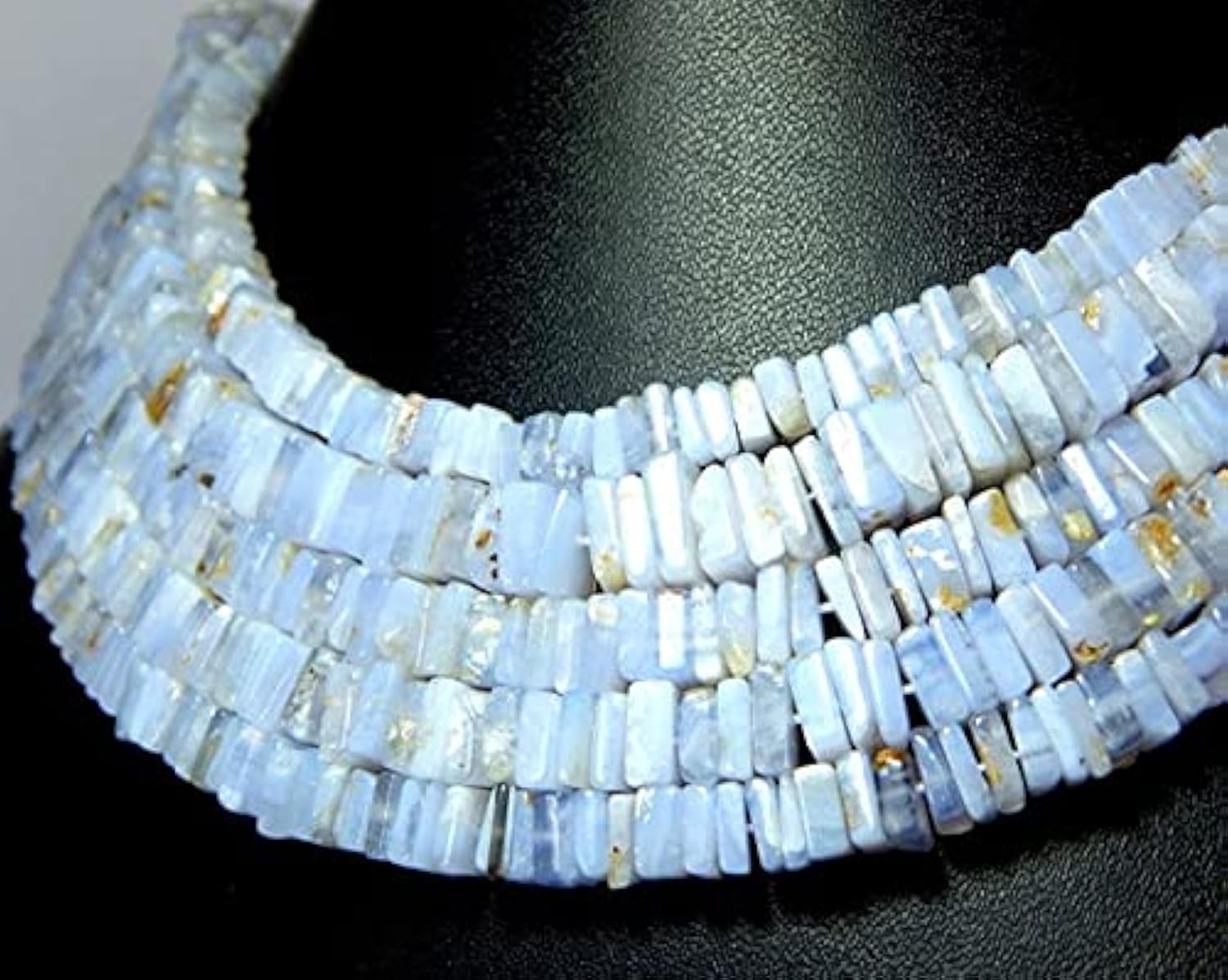 Perles amazonite naturelle cubes facettés bijoux bohèmes chic été LKBEADS