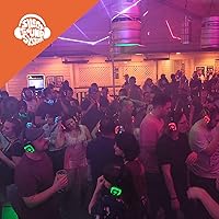 Vista 5 de Silent Disco 3-Channel LED Headphone Package (25 RF Headphones / 3 Transmitters) Black