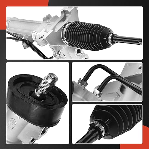 Miniatura 8 de A-Premium Conjunto de piñón y cremallera de dirección asistida con botas, compatible con Volkswagen Beetle 1998-2010, Golf 2000-2006, Jetta