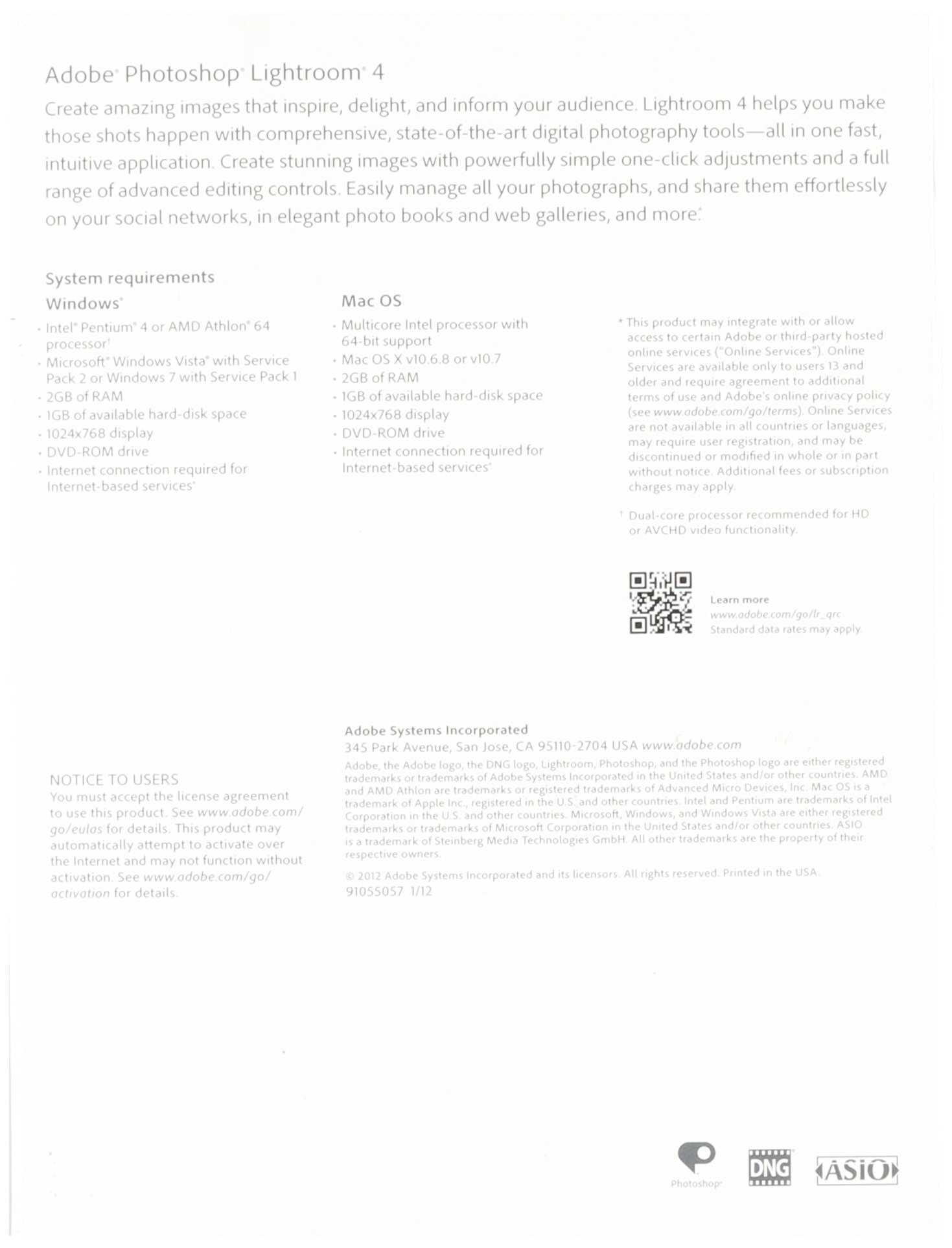 Adobe Photoshop Lightroom V4 Upgrade PC Mac : Amazon.in: Software