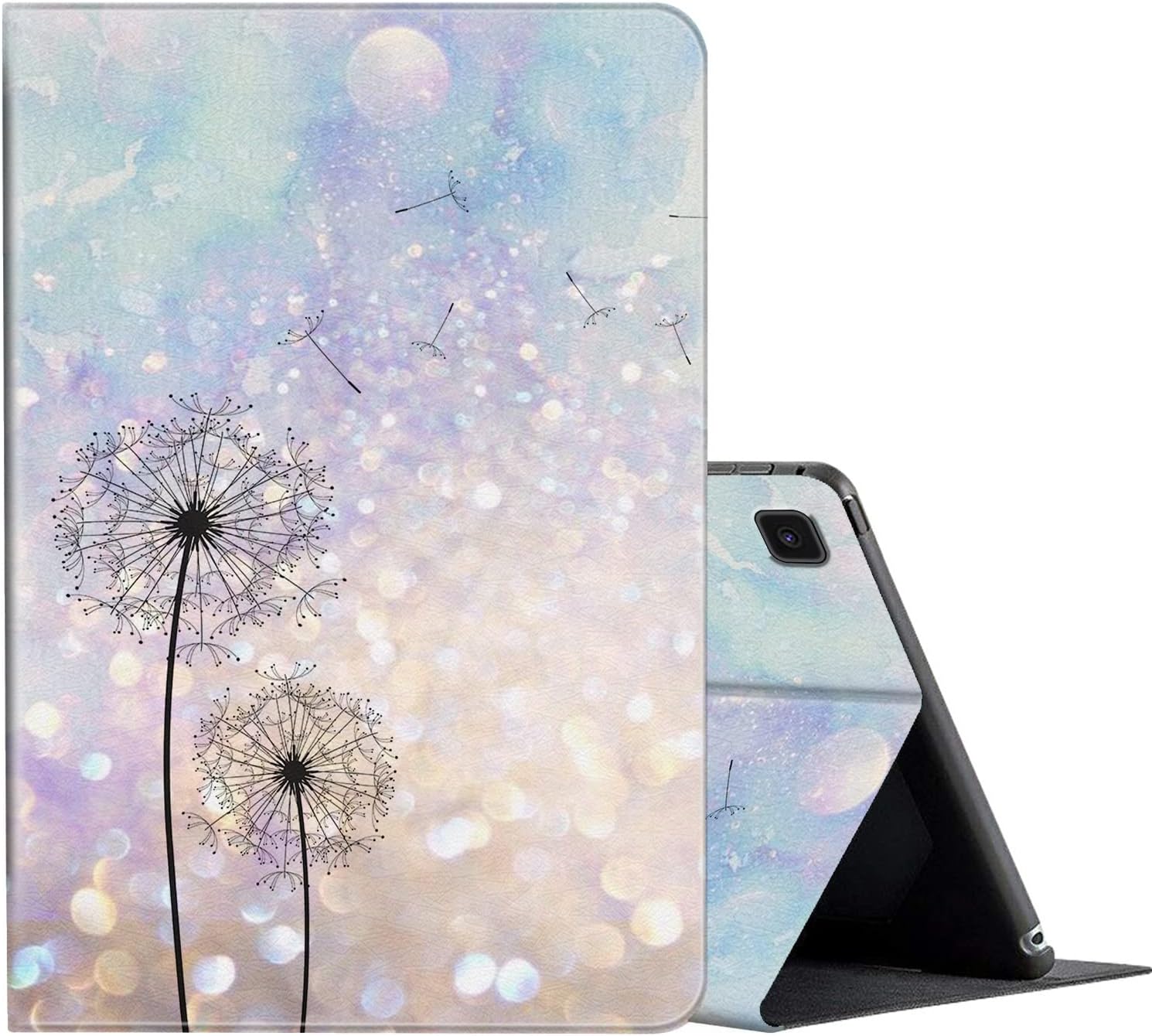 for Samsung Galaxy Tab A8 Case 10.5 inch 2022 Model SM-X200/X205/X207 Tablet Case,FUYOCWE PU Leather Smart Folio Stand Case Cover for Samsung Galaxy Tab A8 2022-Leopard Print