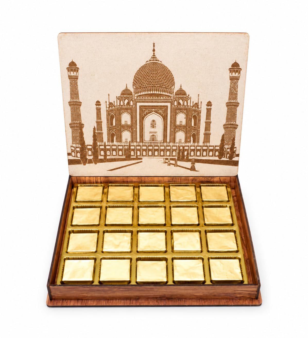 Aascott Taj Heritage chocolates Box Gift Hamper | 20 Assorted Handcrafted Chocolates | Premium Ready to Box | 100% Vegetarian-image-30