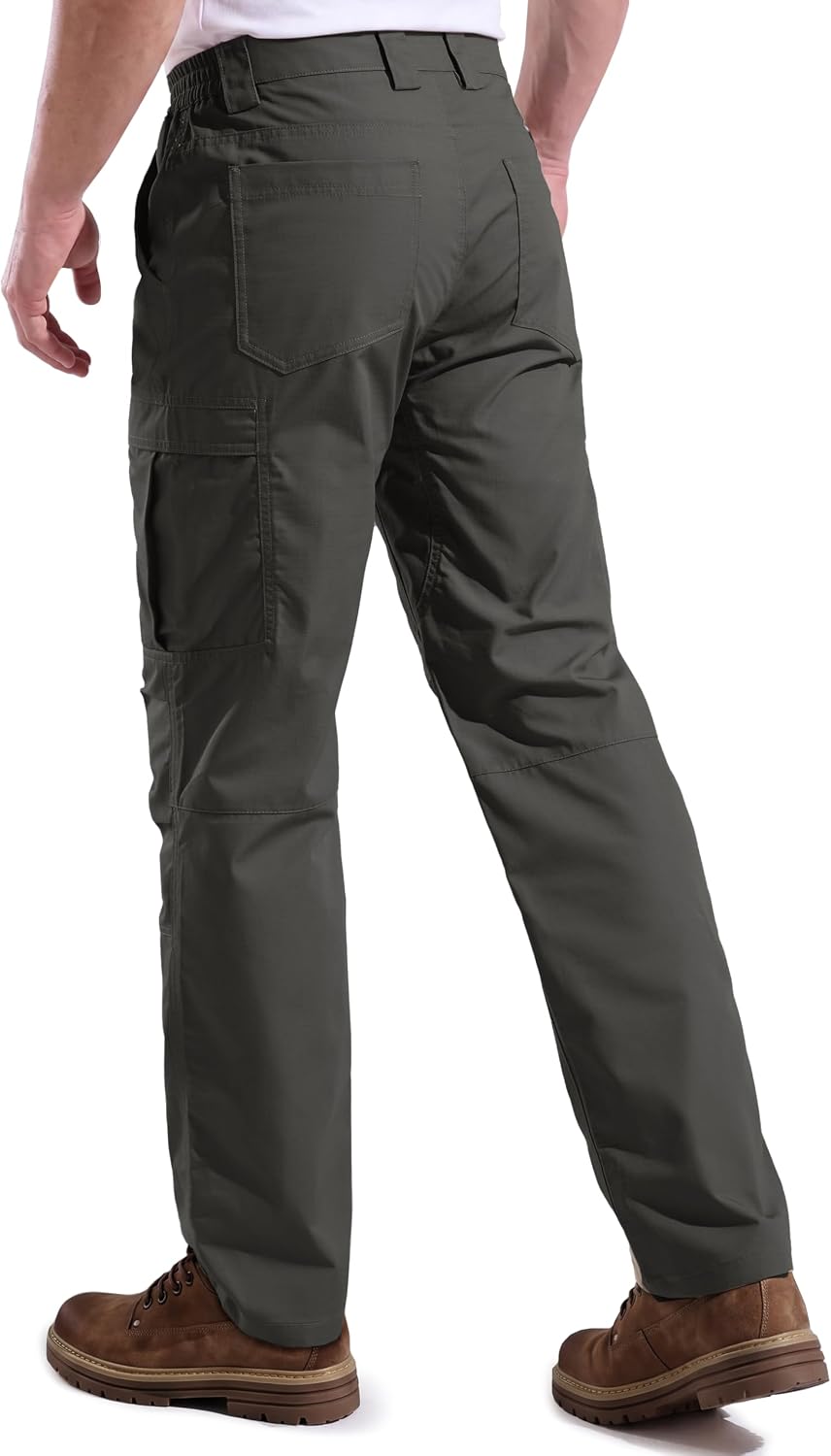 FREE SOLDIER Men's Work Cargo Pants Stretch Ripstop Tactical Pants