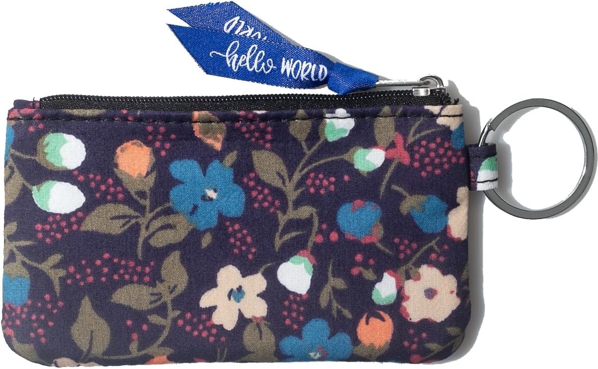 ID Case Wallet with Lanyard - Women's Fashion ID Holder Keychain (Bloom Whispers) - Image 2