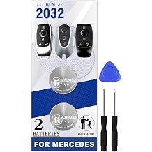 Key Fob Replacement Batteries for Mercedes-Benz 2017-2022 A B C E S G Class GLA GLB GLE GLS CLA CLS EQC AMG Remote Key