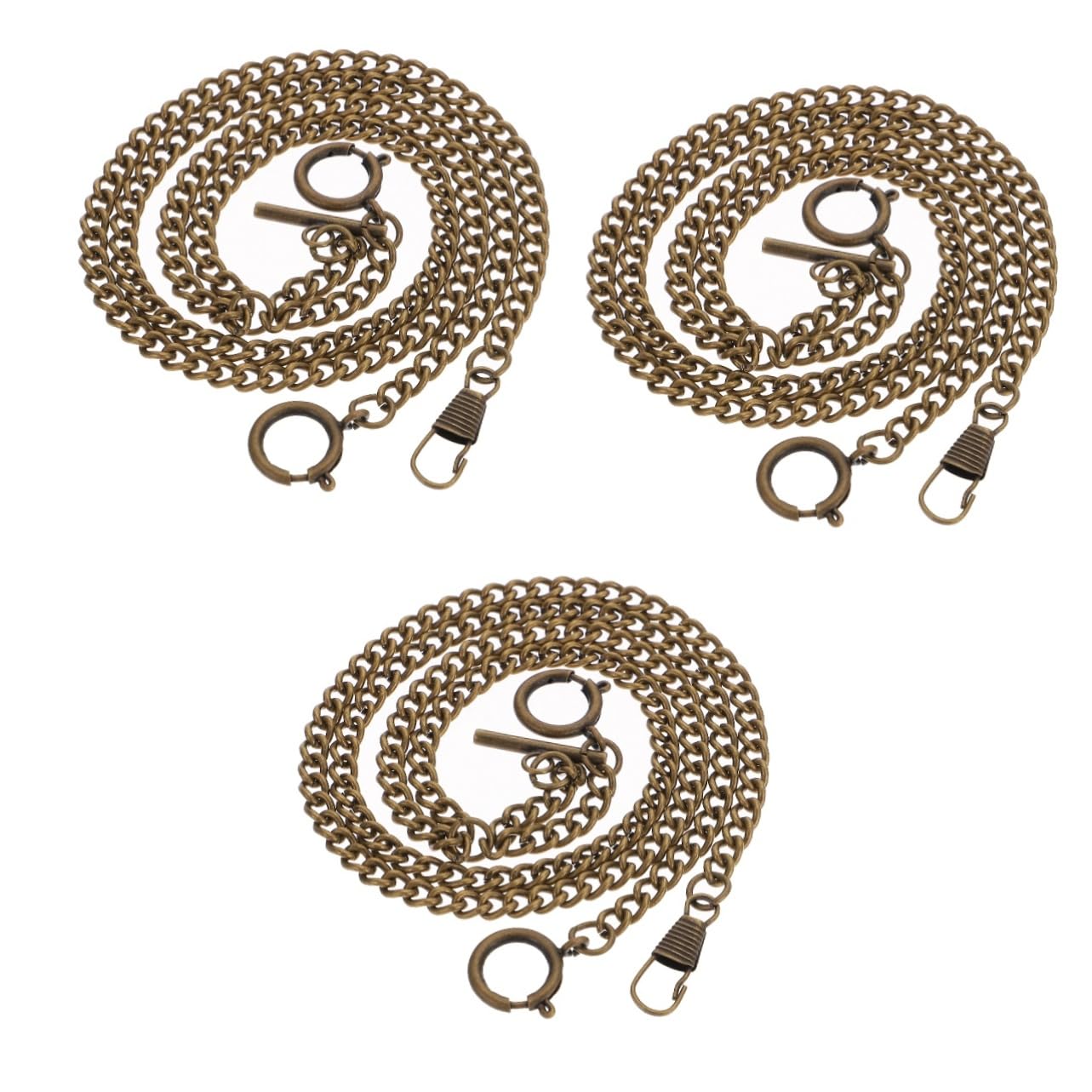 Cadena de bolsillo de metal para evitar caídas de reloj con hebilla ergonómica de uso diario 8