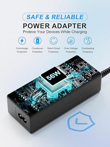 Miniatura 2 de Cargador adaptador de corriente alterna de 56 W para NOCO GB70 GB150 GB250+ GB251+ GB500 UltraSafe Lithium Jump Starter Cable de alimentación