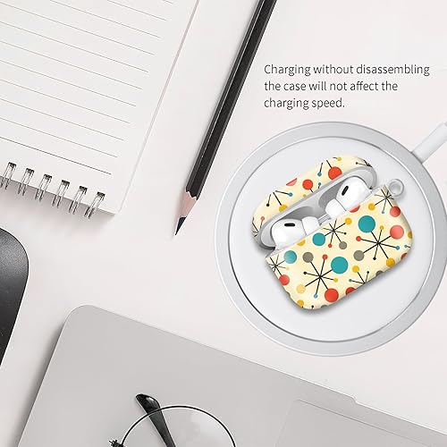 Miniatura 6 de Funda compatible con AirPod Pro de 21 generación con llavero, funda protectora completa a prueba de golpes para auriculares inalámbricos para Airpod