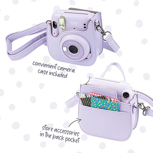 Miniatura 4 de Fujifilm Instax Mini 12 - Cámara instantánea color morado lila con película instantánea Fujifilm (40 hojas) con accesorios que incluyen funda de