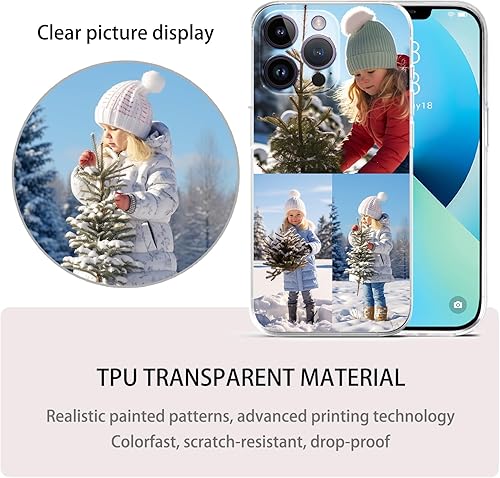 Miniatura 2 de Funda personalizada para teléfono, compatible con iPhone 16 15 14 13 12 11 Pro Max Mini Plus Xr X, diseña tu propia funda personalizada para