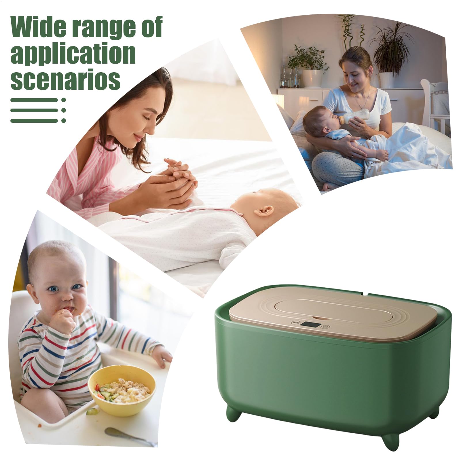 Chauffe-Lingettes Bébé,Dispensateur De Lingettes Pour Couches Bébé Enfant En Bas Âge | Recharge USB, Accessoire Bébé Portable Avec Lumière Pour Voyage Maison Chambre Nursery
